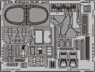 Eduard 73320 Wellington Mk. III S. A. 1/72 TRUMPETER – Bild 3