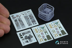 Quinta Studio QD+48519 Tornado ECR 3D-Printed coloured Interior on decal paper (Italeri) (with 3D-printed resin parts) 1/48 – imagen 2