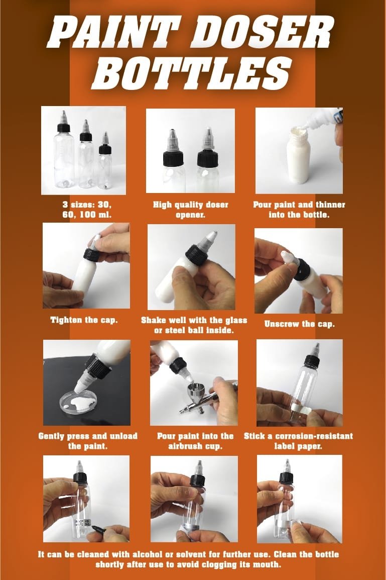AK Interactive AK9046 Paint Doser Bottles 30ml – immagine 2