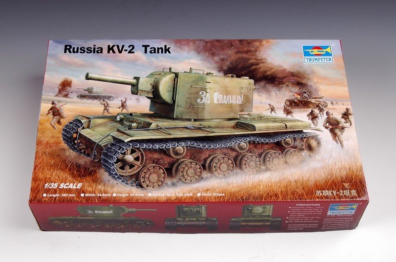 Trumpeter 00312 Russia KV-2 Tank 1/35 – zdjęcie 2