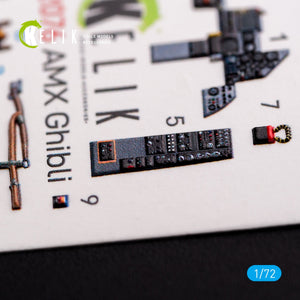 KELIK K72076 Amx Ghibli interior 3D decals for Italeri kit 1/72 – immagine 2
