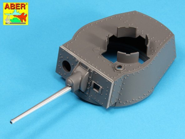 Aber 16L-07 Lufa do niemieckiej armaty czołgowej KwK A 7 do Pz.Kpfw. 38(t) / German 3,7 cm KwK A 7 L/42 tank gun barrel for Pz.Kpfw. 38(t) 1/16 – zdjęcie 4
