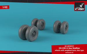 Roues Armory Models AW48337 CH-53 Sea Stallion avec pneus lestés, fin 1/48 – image 3