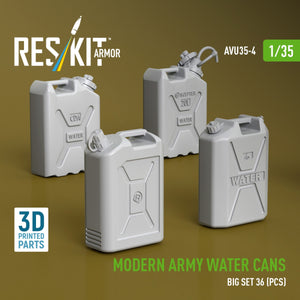 RESKIT AVU35-0004 Modern army water cans, big set (3D Printed) 1/35