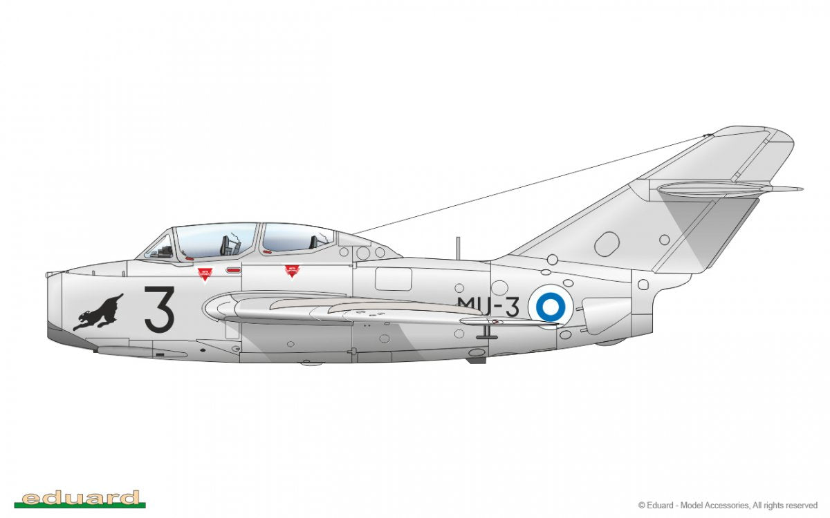 Eduard 7055 UTI MiG-15 1/72 – imagen 14