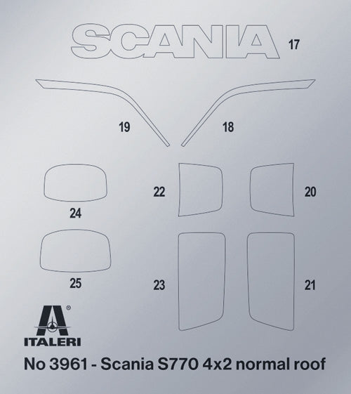 Italeri 3965 Scania 770 S V8 White Cab 1/24 – image 11