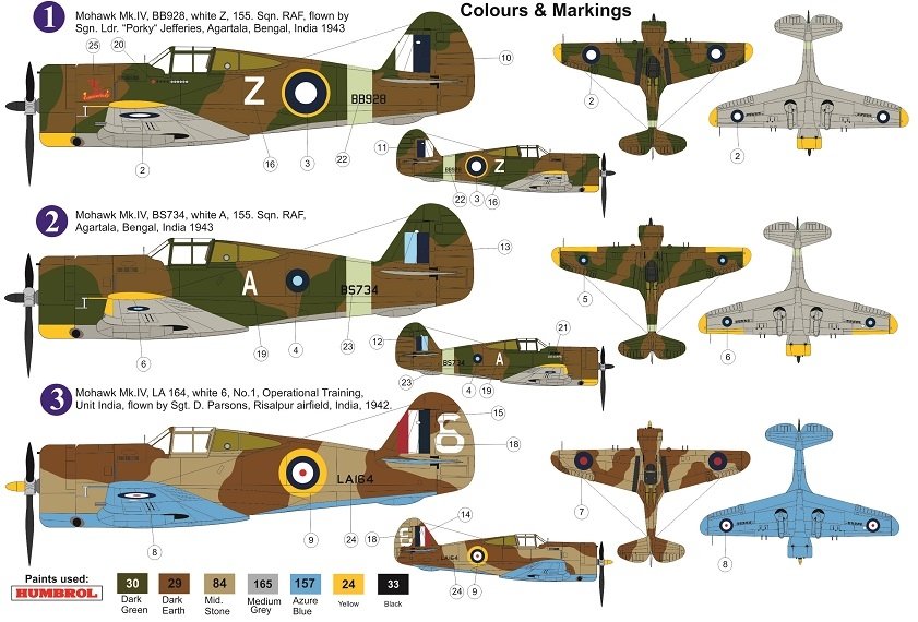 AZ Model AZ7643 Mohawk Mk.IV &amp;#39;Over CBI&amp;#39; 1/72 – zdjęcie 2