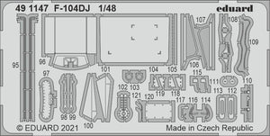 Eduard FE1147 F-104DJ for KINETIC 1/48 – immagine 2