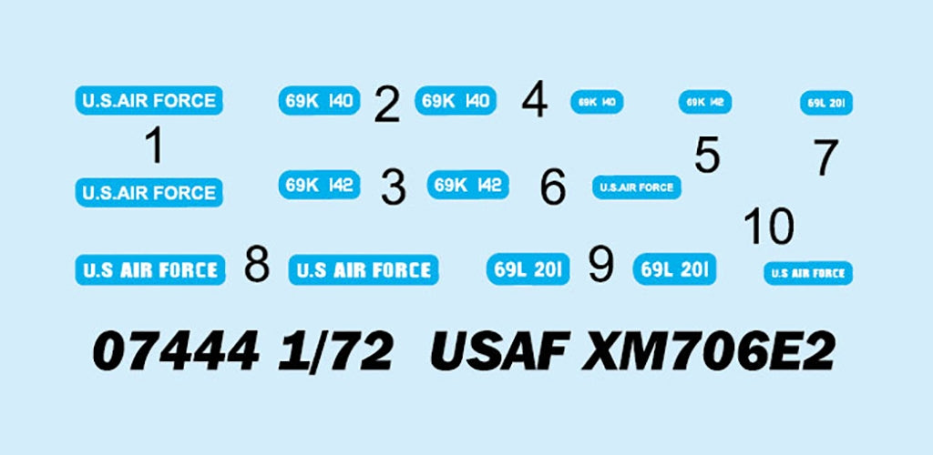 Trumpeter 07444 USAF XM706E2 1/72  – image 4