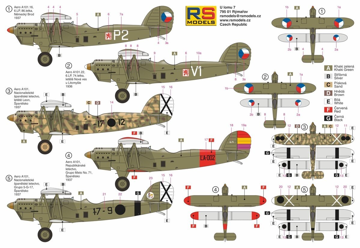 Rs Models 92260 Aero A-101 1/72 – immagine 3