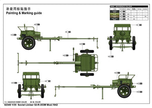 Trumpeter 02345 Soviet Limber 52-R-353M Mod.1942 – Bild 3