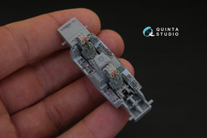 Quinta Studio QD72025 F-14A 3D-Printed &amp;amp; coloured Interior on decal paper (for GWH kit) 1/72 – immagine 8