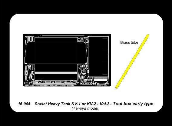 Aber 16044 Char lourd russe KV-1 ou KV-2 vol. 2 - Boîtes à outils (version initiale, 1/16) – image 8