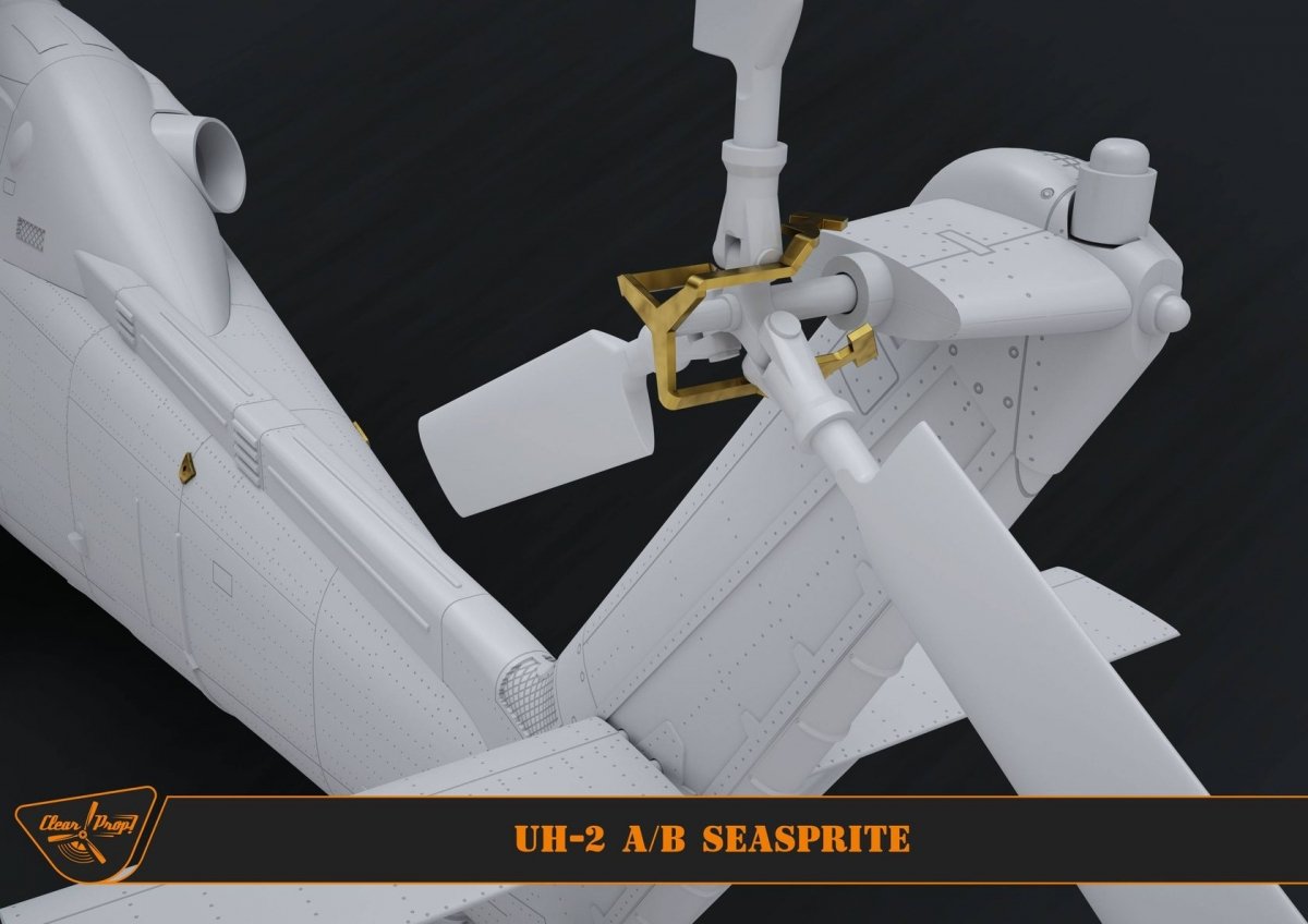 Hélice transparente ! Kit avancé CP72002 UH-2 A/B Seasprite ADVANCED au 1/72 – image 14