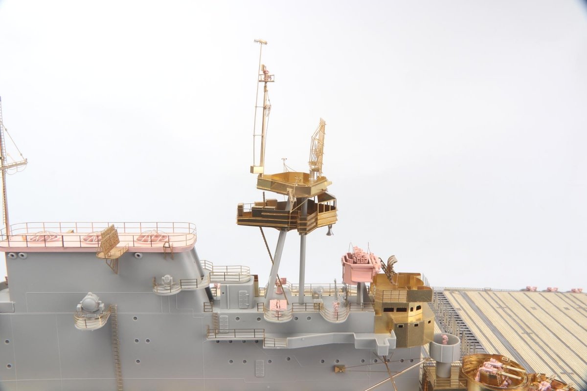 MK1 Design MD-20022 USS CV-6 Enterprise DX with Full Wooden Deck for Trumpeter 1/200 – immagine 19