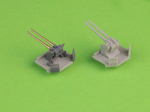 Master SM-350-118 Uzbrojenie francuskiego lekkiego krążownika Marseillaise - 152mm (9 szt.), 90mm (8 szt.), 13,2mm (8 szt.) lufy z żywicznymi mocowaniami (do modelu Trumpetera) 1/350 – imagen 2