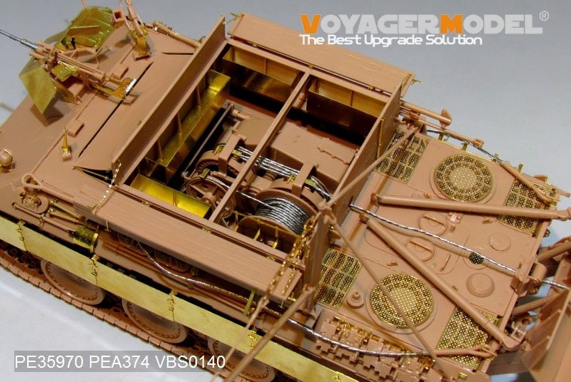 Voyager Model PE35970 WWII German Bergepanther Ausf.A (Late type,Panther G tool holders) Basic For MENG SS-015 1/35 – immagine 15