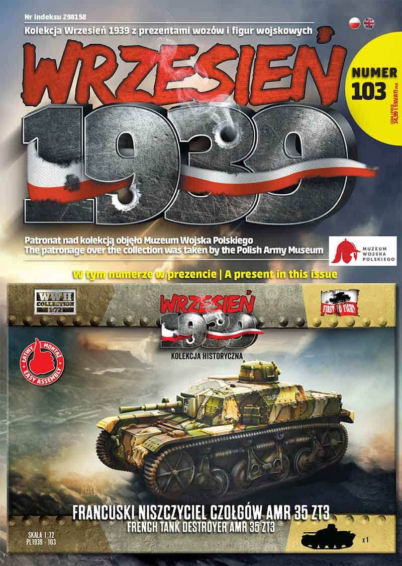 First To Fight PL103 Francuski Niszczyciel Czołgów AMR35 ZT3 1/72