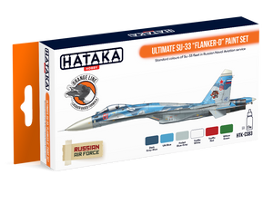 Hataka HTK-CS83 Ultimate Su-33 Flanker-D ensemble de peinture 6x17ml
