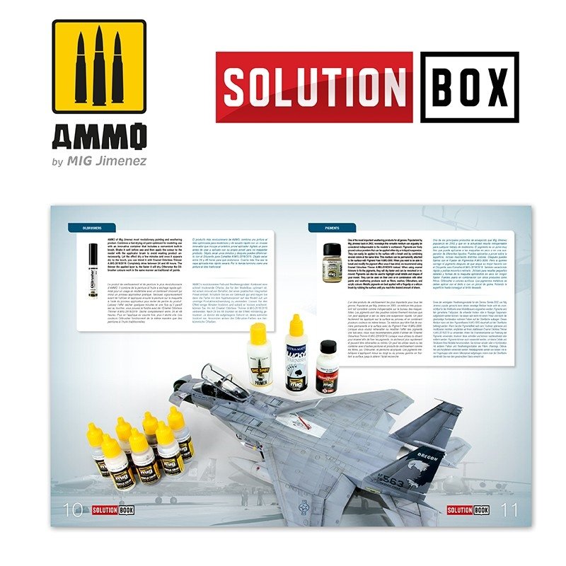 AMMO of Mig Jimenez 6509 How To Paint USAF Navy Grey Fighters Solution Book – immagine 3