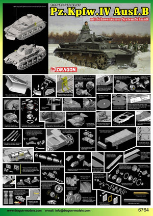 Dragon 6764 Pz.Kpfw.IV Ausf.B mit Schneeraumer System Schmidt 1/35 – imagen 4