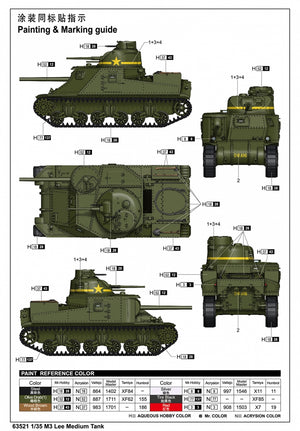 I Love Kit 63521 M3 Lee Medium Tank 1/35 – zdjęcie 4