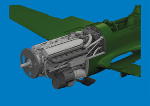 Eduard 6481069 P-40E engine PRINT Eduard 1/48 – immagine 5