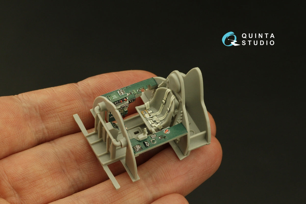 Quinta Studio QD48006 F4F-4 Wildcat 3D-Printed coloured Interior on decal paper (HobbyBoss) 1/48 – immagine 7