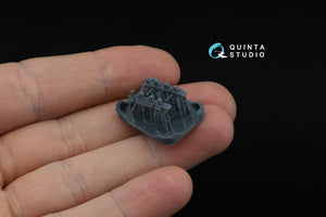 Quinta Studio QT72011 Yak-1 Exhaust pipes (Zvezda) 1/72 – immagine 4