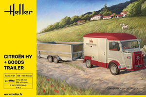 Heller 50331 Citroen HY + Goods Trailer 1/24 – Bild 2