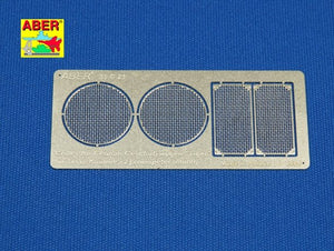 Aber 35G23 Grilles for german self proppeled gun Geschützwagen Tiger für 17cm Kanone 72 1/35