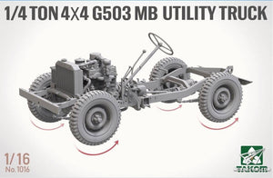 Takom 1016 1/4 ton 4×4 G503 MB Utility Truck ( Jeep Willys ) 1/16 – zdjęcie 3