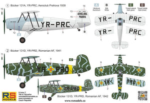 RS Models 94017 Bucker 131A/D Jungmann 1/72 – Bild 2