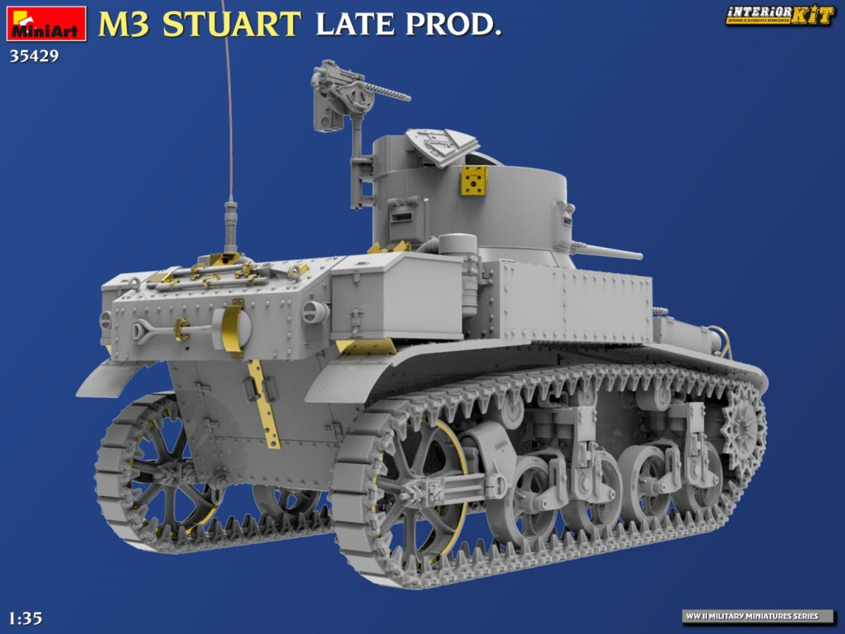 MiniArt 35429 M3 STUART LATE PROD. INTERIOR KIT 1/35 – zdjęcie 4