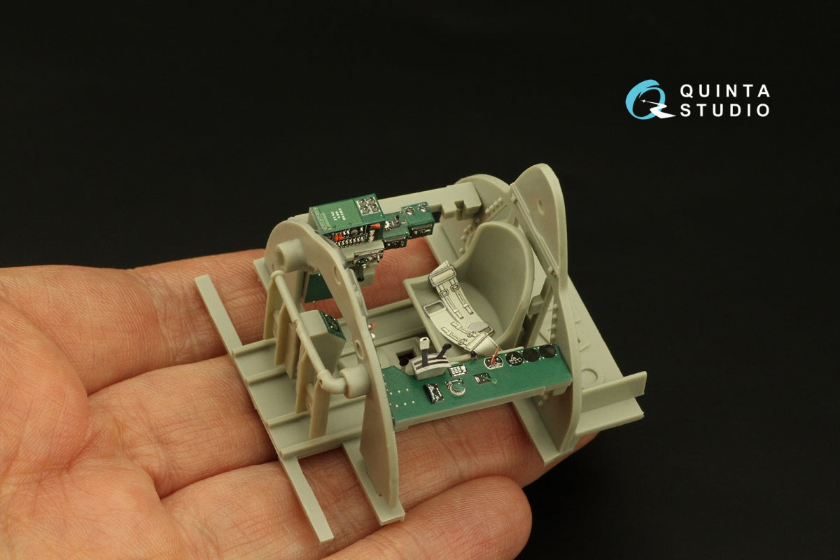 Quinta Studio QD32186 F4F-3 Wildcat 3D-Printed coloured Interior on decal paper (Trumpeter) 1/32 – immagine 8