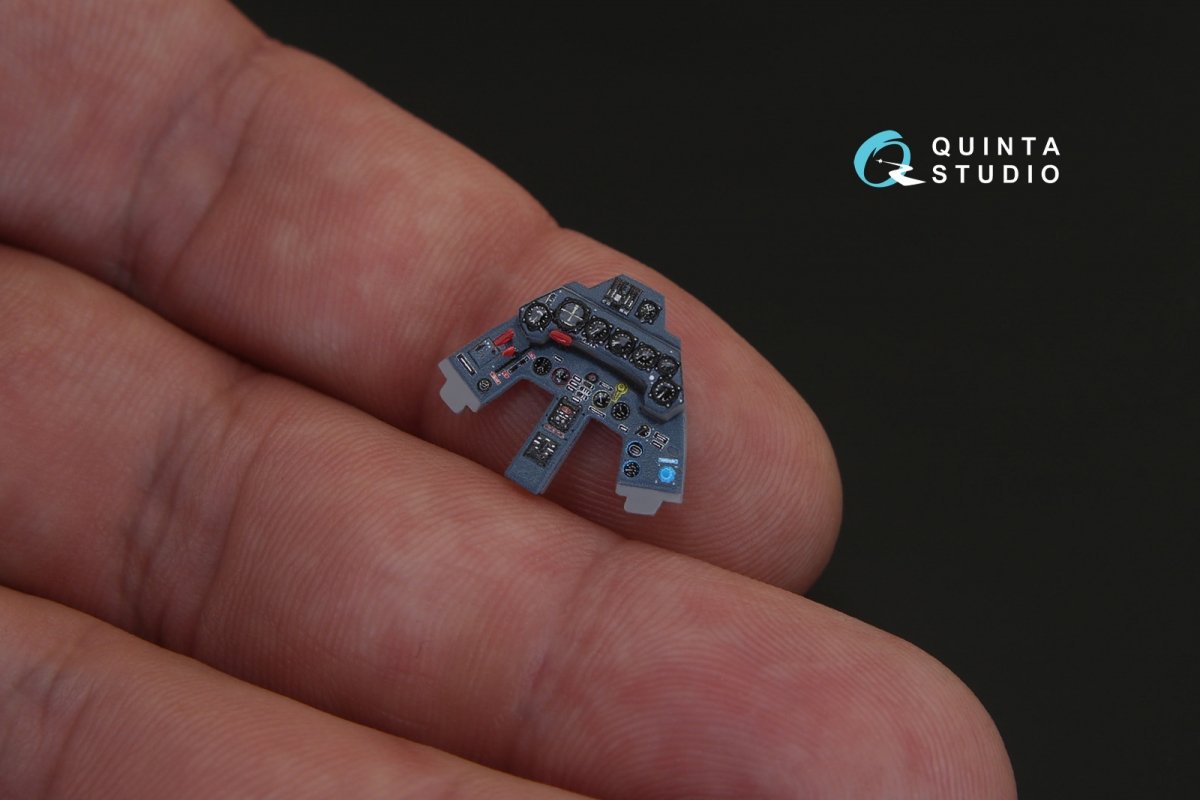 Quinta Studio QD48156 FW 190A-5 3D-Printed &amp;amp; coloured Interior on decal paper (for Hasegawa kit) 1/48 – Bild 6