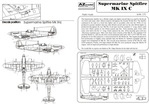 AZ Model AZ7391 Supermarine Spitfire Mk.IXc ,,Aces&amp;#39;&amp;#39; 1/72 – zdjęcie 3