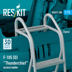 RESKIT RSU72-0288 F-105D &amp;quot;Thunderchief&amp;quot; access ladder (1 pcs) (3D Printed) 1/72 – Bild 2