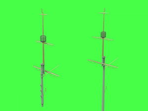 Master SM-350-117 SMS Viribus Unitis - masts, yards and other turned and resin parts set (for Trumpeter kit) 1/350 – immagine 5