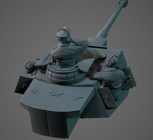 Panzer Art FI35-099 German Panzerjacke turret crew (PzIII &amp;amp; PzIV tanks) 1/35 – immagine 2
