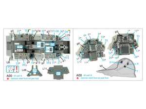 Quinta Studio QDS-48404 F-14B 3D-Printed &amp;amp; coloured Interior on decal paper (GWH) (small version) 1/48 – imagen 2