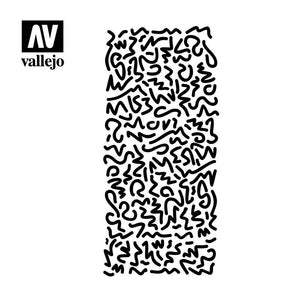 Vallejo ST-CAM001 Luftwaffe WWII Shingles Camo Stencil 1/32 – immagine 2