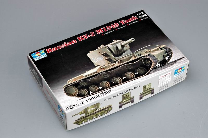Trumpeter 07235 Char soviétique KV-2 M1940 (1/72) – image 2