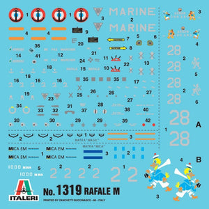 Italeri 1319 Rafale M Operations Exterieures 2011 1/72 – zdjęcie 6