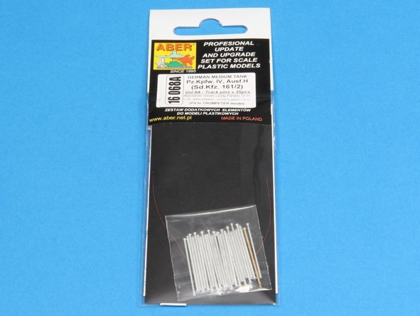 Aber 16068A Panzer IV track link pins x 25 pcs. 1/16 – imagen 8