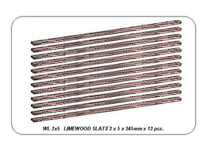 Aber WL2X5 Listwy drewniane z lipy 2x4x245mm x12 szt. – immagine 3