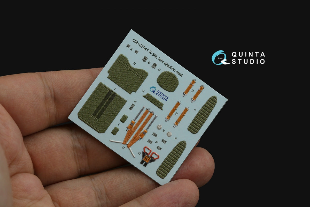 Quinta Studio QR+32041 K-36L (late) ejection seat (for Su-25/Su-25SM aircraft since 2008) (All kits) 1/32 – Bild 3