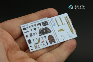 Quinta Studio QD48135 Spitfire Mk.V 3D-Printed &amp;amp; coloured Interior on decal paper (Airfix) 1/48 – Bild 2