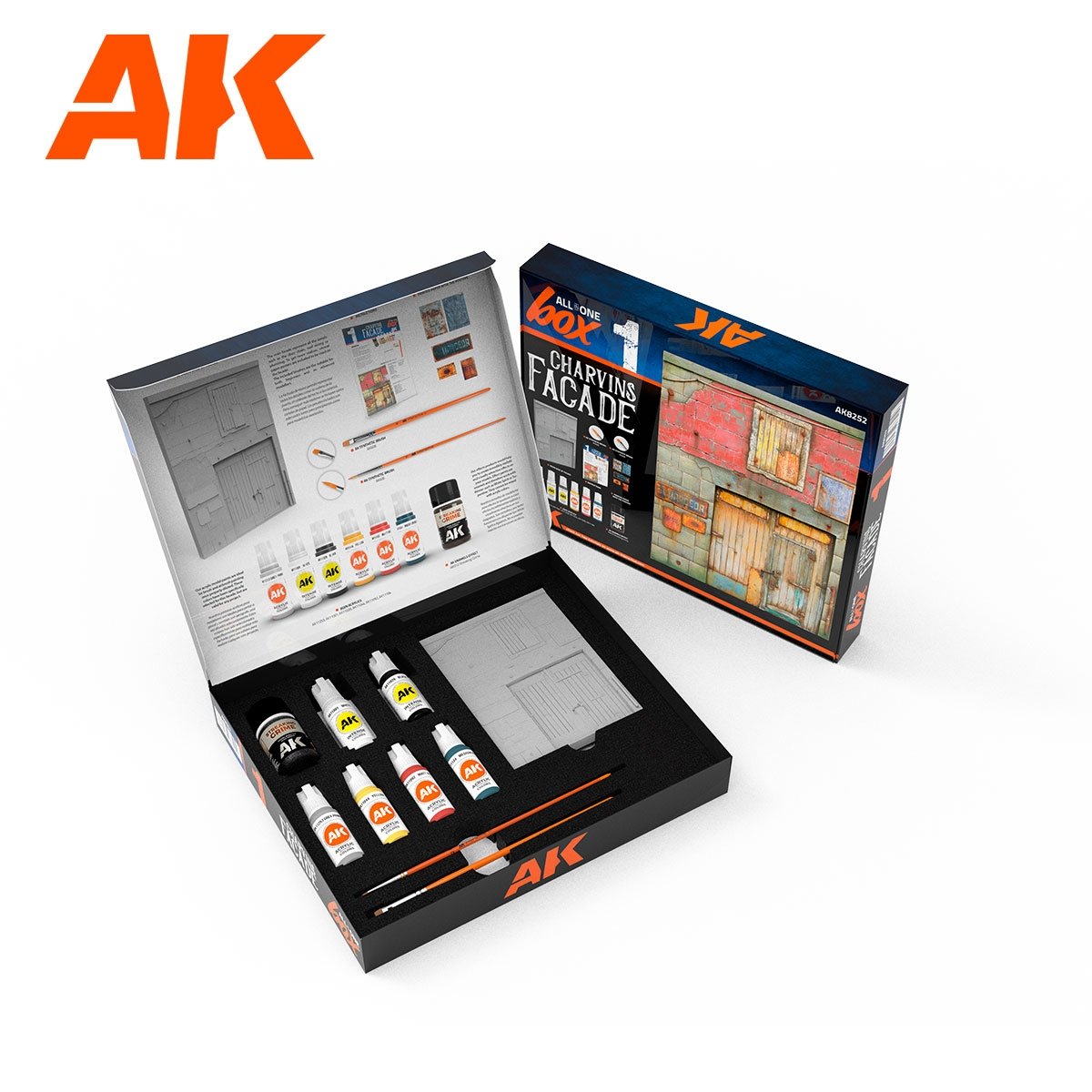 AK Interactive AK8252 ALL IN ONE SET -BOX 1 – CHARVINS FACADE – imagen 2