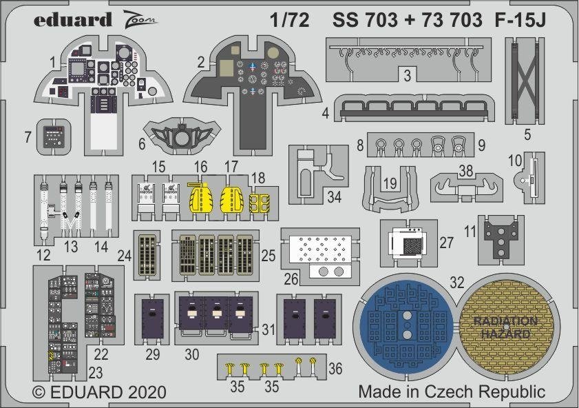 Eduard 73703 F-15J for Great Wall Hobby 1/72 – immagine 2